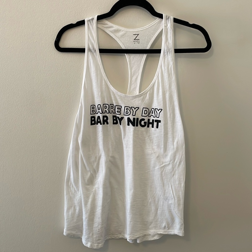 Zella “Barre By Day/Bar By Night Racerback Top